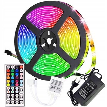 10m Kolorowe ledy LED RGB z pilotem do oświetlenia