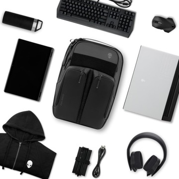 РЮКЗАК DELL ALIENWARE 17 ДЮЙМОВ HORIZON UTILITY AW523P GAMING GALAXY RFID-сейф