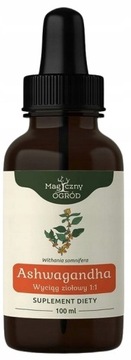 Ashwagandha nalewka 1:1 100ml Magiczny Ogród