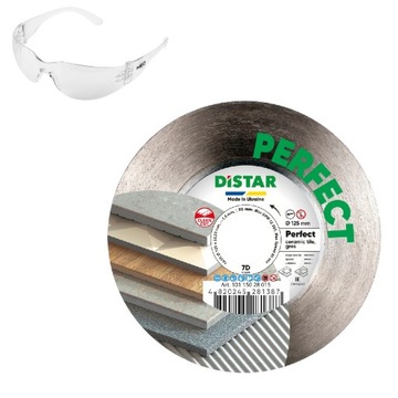 Tarcza diamentowa Distar Perfect 125mm+okulary