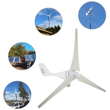 Ветрогенератор VEVOR 12В 400Вт 3 лопасти