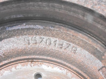 BĘBEN HAMULCOWY TYŁ OPEL CORSA D 1.2 16V