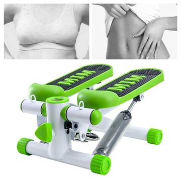 Мини-степпер-тренажер портативный удобный зеленый