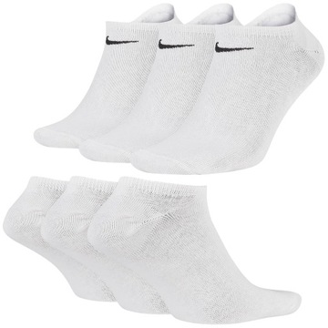 Nike ponožky ponožky biele členkové ponožky SX7673-100 M