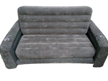 MATERAC SOFA INTEX 66552NF SZARA 203 X 224 X 66 CM