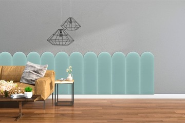 Мягкие стеновые панели 30x80 MINT VELOR FENCE, THICK SOFT