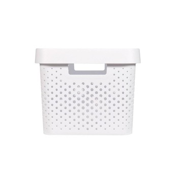 Контейнер из -за белой крышки 6x27x22см 17L 17L