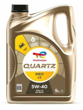 Olej silnikowy TotalEnergies 5W40 QUARTZ INEO C3 5L 5W-40