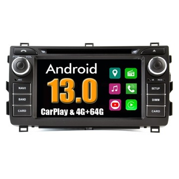 Radio GPS Navigation CarPlay Android Auto for Toyota Auris Hybrid 2013-2016