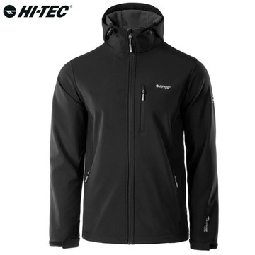 SOFTSHELL KURTKA MĘSKA HI-TEC CAEN WODOODPORNA L