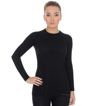 Koszulka damska Brubeck ACTIVE WOOL Termoaktywna M