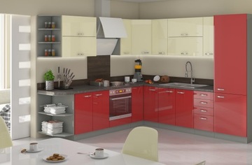 Угловая кухня Bianka Gloss Классическая мебель