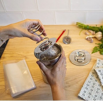 Ветчинница 1,5 кг с водяной рубашкой - комплект с кастрюлей