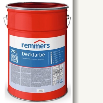 DECKFARBE FARBA SILNIE KRYJĄCA 20 L RAL 9016 BIAŁY