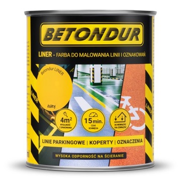 Betondur LINER Farba żółta 0,75L