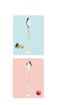 БЕБИ ФРУКТОВАЯ ГРЯЗЬ ДВУХГОЛОВНАЯ ЛОЖКА ДЛЯ ПИЩЕВЫХ ДОБАВОК