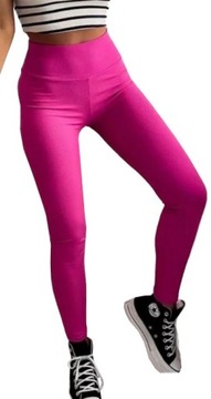 LEGGINSY PRĄŻKOWANE SPODNIE PRĄŻEK GETRY 4XL/5XL