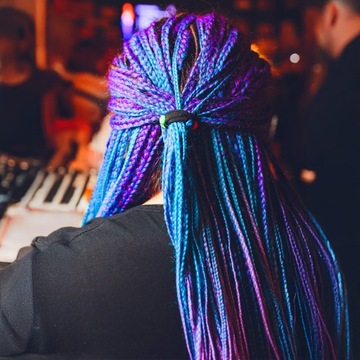 Синтетические волосы для косичек Ombre