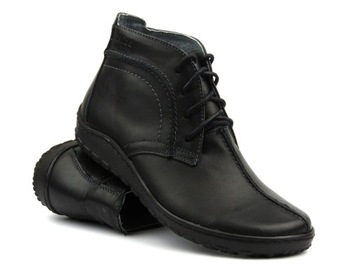 BOTKI DAMSKIE HELIOS 612-2 SKÓRA LEKKIE WYGODNE PL