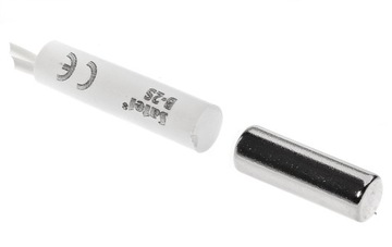 Czujnik magnetyczny Kontaktron 12V DC / 0.5A biały