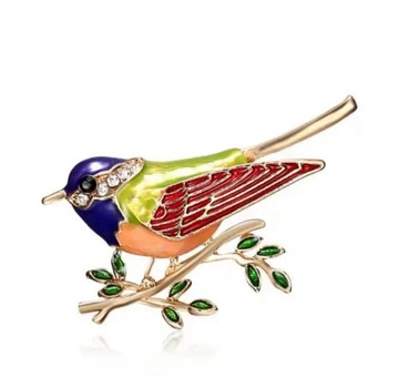 Brošňa - vtáčik sýkorka vtáčik zázrak darček