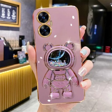 ЧЕХОЛ ДЛЯ АСТРОНАВТА ДЛЯ REALME C55 СИЛИКОНОВЫЙ ЧЕХОЛ + СТЕКЛО