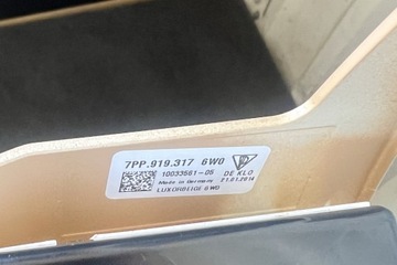 OSVĚTLENÍ VNITŘNÍ PORSCHE CAYENNE (92A) 7PP919317 3.0L DIESEL 180KW