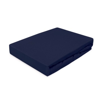 Prześcieradło jersey 220x200 Ciemny Granat Darymex