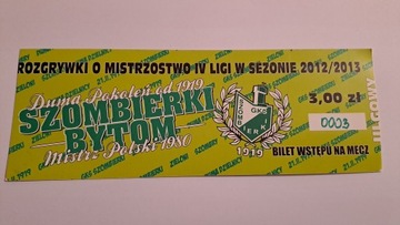 SZOMBIERKI BYTOM 2012/2013 - IV LIGA