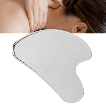Массажный камень для лица GUA SHA STEEL