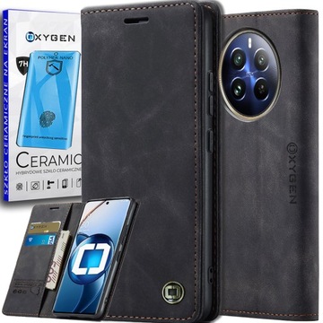 Etui case kabura marki OXYGEN BooK do Realme 12 Pro |12 Pro+ folia POLIMER