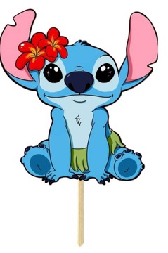 ТОППЕРЫ ТОПЕРЫ ДЛЯ ТОРТА ЧАШКИ УКРАШЕНИЯ ЛИЛО И СТИЧ СТИК СТИТЧ 8 шт.