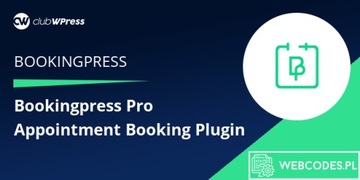 Wtyczka BookingPress Pro - Appointment Booking +36 dodatków - Rezerwacja sp