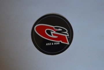 Naklejka emblemat G2 AXLE & GEAR