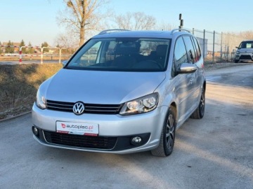Volkswagen Touran II 1.6 TDI 105KM 2014 Volkswagen Touran Raty Panorama Automat DSG Klimatronic Navi 7 osobowy Za, zdjęcie 4