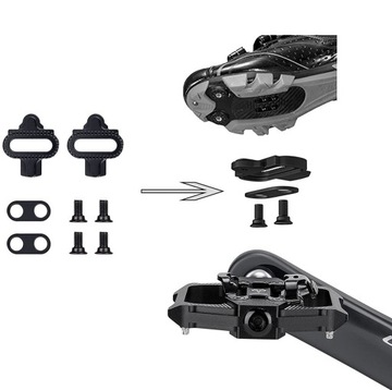 Платформенные педали Педаль SPD синего цвета