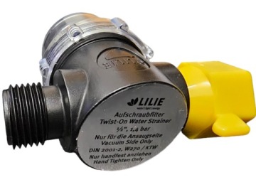 Фильтр для воды для напорного насоса Lilie Shurflo 1/2 AG x 1/2 напрямую