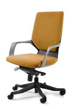 Krzesło Biurkowe APOLLO M Żółte Unique BL404 Black