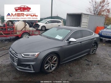 Audi A5 F5 S5 Sportback 3.0 TFSI 354KM 2018 Audi S5 Coupe Audi S5 Sportback 3.0 Benzyna 354KM