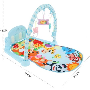 MATA EDUKACYJNA INTERAKTYWNA Z PIANINKIEM GRZECHOTKI GRYZAKI PREZENT ŚWIĘTA