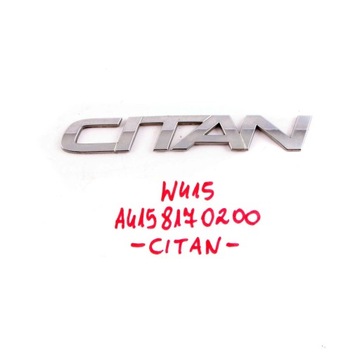 MERCEDES W415 ZNAK NÁPIS CITAN KRYT KUFRU ZADNÍ A4158170200