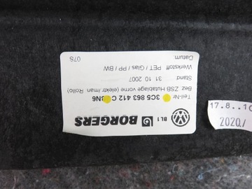 POLIČKA KUFRU VW PASSAT B7