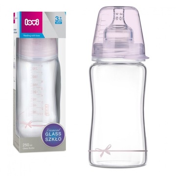LOVI SZKLANA BUTELKA ANTYKOLKOWA Diamond 250 ml 3+