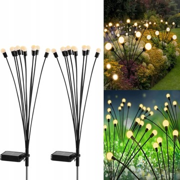 LAMPA ogrodowa SOLARNA KULKI kuleczki solar X2