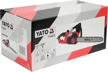 ЭЛЕКТРИЧЕСКАЯ ЦЕПНАЯ ПИЛА YATO ДЕРЕВЯННАЯ ПИЛА 2400ВТ 40СМ