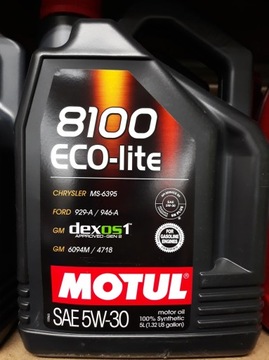 Olej Motul 8100 Eco-Lite 4l 5W-30 Dexos1 GM Rybnik