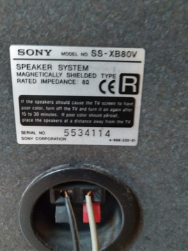 Динамики Sony SS-XB80V