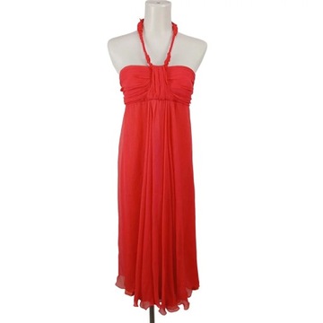 MAX MARA Sukienka z dekoltem typu halter czerwony
