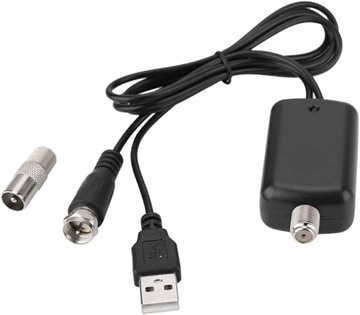 WZMACNIACZ SYGNAŁU DO WNĘTRZ WZMOCNIENIE KANAŁÓW TELEWIZJI USB KABLÓWKA