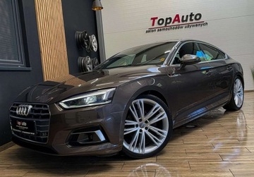 Audi A5 F5 Coupe 2.0 TDI 190KM 2018 Audi A5 Sportback 2.0 TDI 190KM S-Line VIRTUAL gwarancja ZAREJESTROWANA